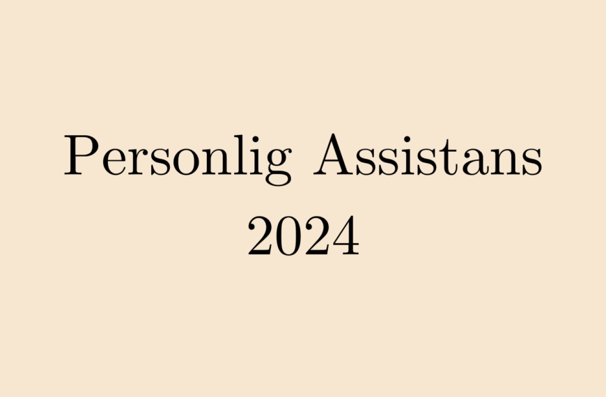 Personlig assistans 2024