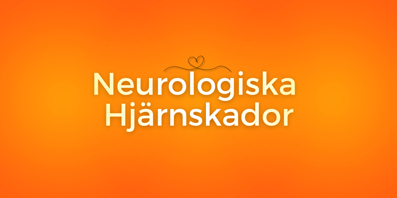 Neurologiska Hjärnskador (ofta Stroke) personlig assistans